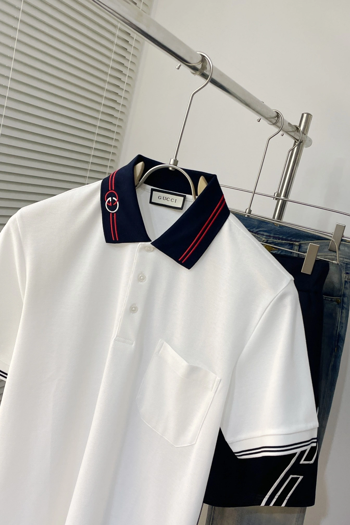 &&wg.luxury- 2023SS embroidery POLO. 2Colour item:C-F501G2214-2